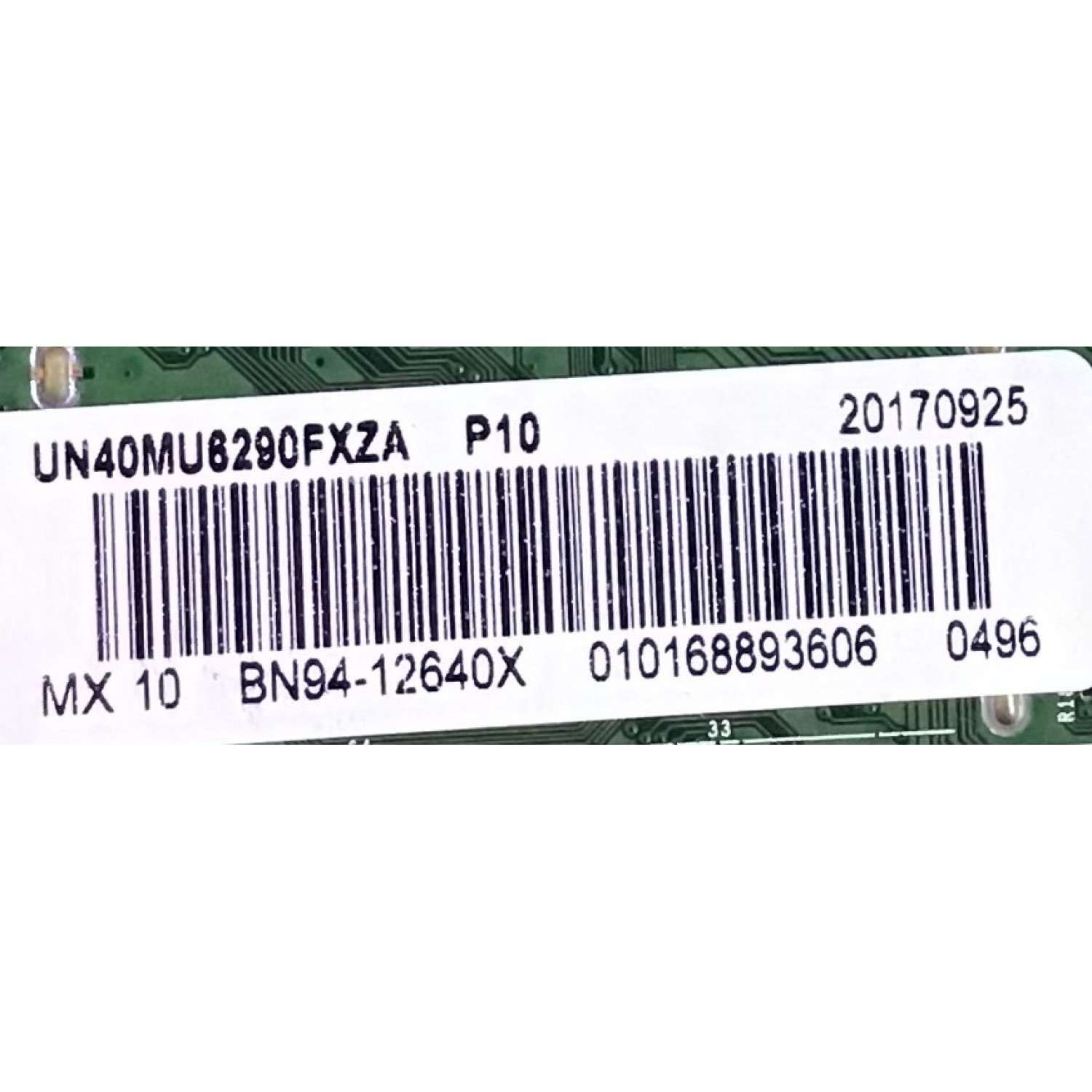 KIT DE TARJETAS SAMSUNG / MAIN BN94-12640X / BN41-02568B / BN97-13470A / FUENTE BN44-00806A / L40S6_FDY  / BN4400806A / PANEL CY-GK040HGLV3H / MODELOS UN40MU6290FXZA FA01 / UN40MU6290FXZA FB02 - Imagen 4